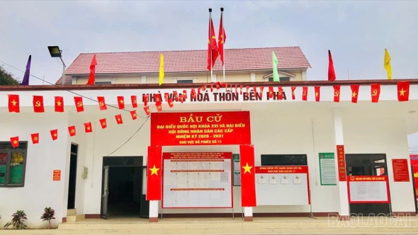 Gia Phú: 18 khu vực bỏ phiếu đã sẵn sàng cho ngày hội non sông