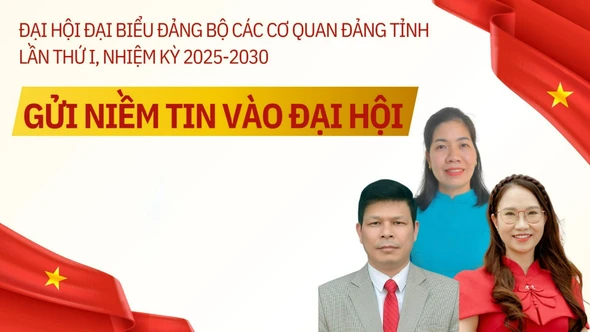 Gửi niềm tin vào đại hội