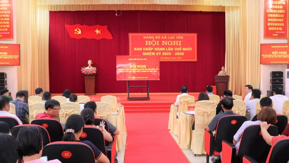 Ba xã Hợp Thành, Lục Yên, Nghĩa Đô tổ chức Hội nghị quán triệt, triển khai Nghị quyết Đại hội Đảng bộ xã nhiệm kỳ 2025 – 2030