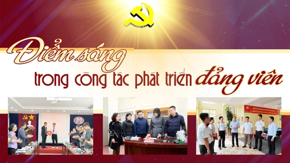 Điểm sáng trong công tác phát triển đảng viên