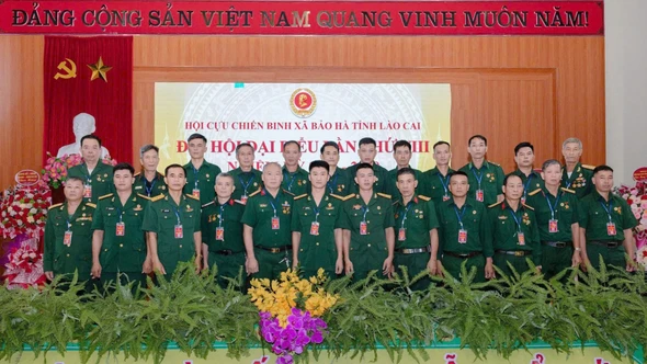 Hội Cựu chiến binh xã Bảo Hà tổ chức Đại hội đại biểu lần thứ VIII