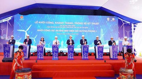 Khởi công Dự án Nhà máy Điện gió Hướng Phùng 1