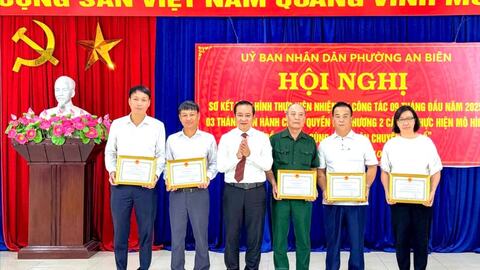 An Biên số hóa 100% hồ sơ hành chính