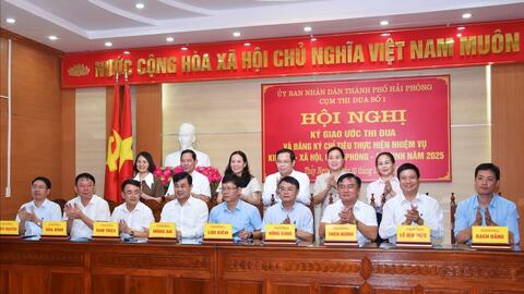 Cụm thi đua số 1 thành phố phấn đấu hoàn thành toàn diện các nhiệm vụ, chỉ tiêu năm 2025