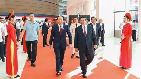 Thủ tướng Phạm Minh Chính dự Đại hội Đảng bộ thành phố Hải Phòng nhiệm kỳ 2025-2030