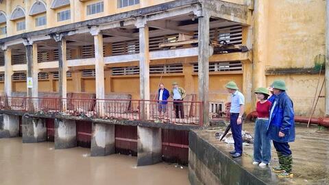 Công ty Khai thác công trình thuỷ lợi Hải Dương vận hành 53 trạm bơm chống úng