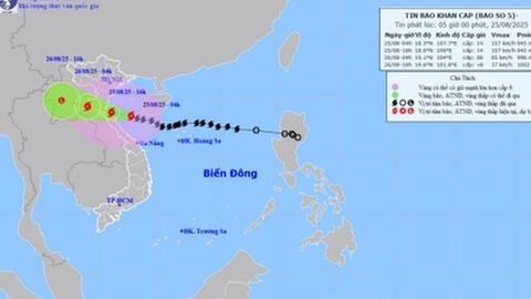Bão số 5 giật cấp 17, toàn Hải Phòng có mưa to đến rất to