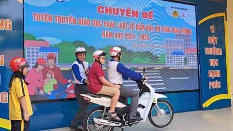 Triển khai 'Tháng an toàn đến trường' cho học sinh năm học 2025 - 2026