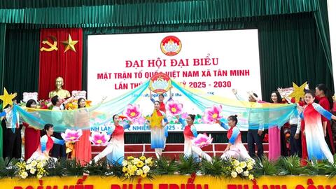 MTTQ Việt Nam xã Tân Minh củng cố, phát huy sức mạnh đại đoàn kết toàn dân