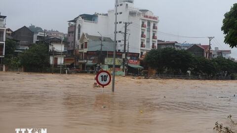 Dự báo đỉnh lũ trên sông Thái Bình (Hải Phòng) lên mức báo động 2, báo động 3