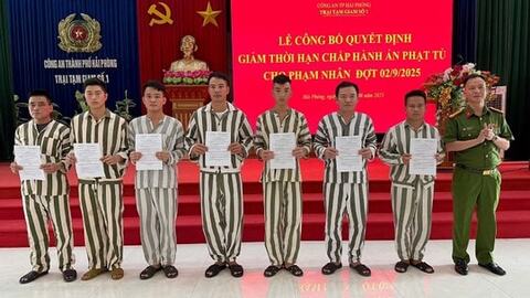 Giảm thời hạn chấp hành án phạt tù cho 22 phạm nhân