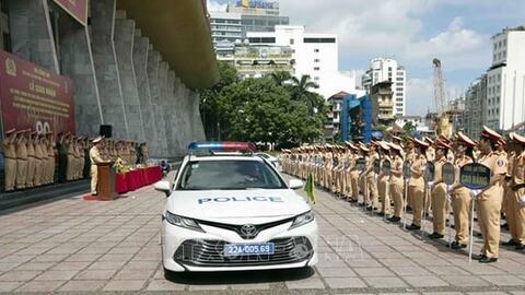 Hà Nội tiếp nhận 660 Cảnh sát giao thông phục vụ Lễ kỷ niệm A80