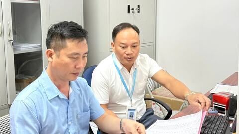 Nâng cao tỷ lệ hồ sơ trực tuyến tại các xã Tân Minh, Tiên Minh