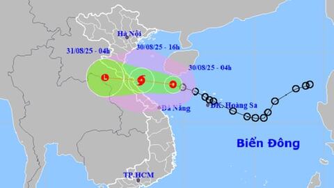 Áp thấp nhiệt đới cách đất liền 200 - 300 km, nhiều khu vực ở Hải Phòng có mưa