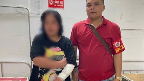 Công an Tiên Lãng kịp thời cứu phụ nữ định nhảy cầu tự tử