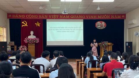 Hải Phòng phổ biến tiêu chuẩn ISO 9001:2015 cho 140 cán bộ, công chức