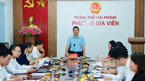 Phường Gia Viên phấn đấu vượt chỉ tiêu thu ngân sách năm 2025