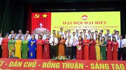 MTTQ Việt Nam xã Vĩnh Bảo phấn đấu mỗi năm hỗ trợ xây dựng, sửa chữa 3 - 5 nhà 'Đại đoàn kết'