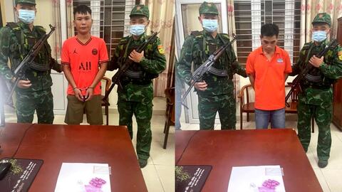 Bộ đội Biên phòng bắt giữ 2 đối tượng tàng trữ ma túy ở khu vực biên giới biển