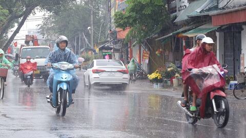 Dự báo Hải Phòng mưa rào diện rộng, nguy cơ ngập úng ở một số tuyến đường