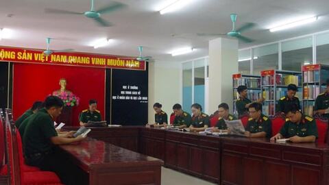 Lực lượng vũ trang Hải Phòng nâng cao năng lực lãnh đạo từ mô hình 'Chi bộ 4 tốt'