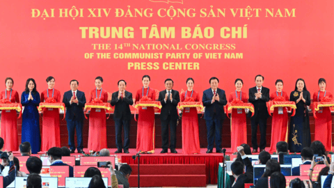 Khai trương Trung tâm Báo chí phục vụ Đại hội đại biểu toàn quốc lần thứ XIV của Đảng