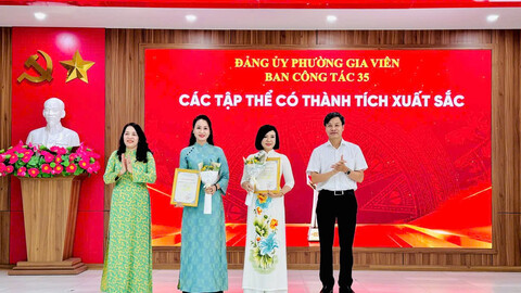 Học sinh, giáo viên phường Gia Viên tích cực tham gia cuộc thi chính luận