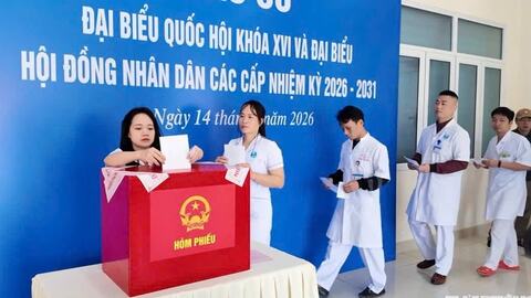 93,5% số cử tri đặc khu Bạch Long Vĩ đã đi bỏ phiếu