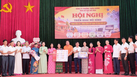 Phường Thiên Hương triển khai mô hình 'Đảng viên 213 - Tổ dân phố số'