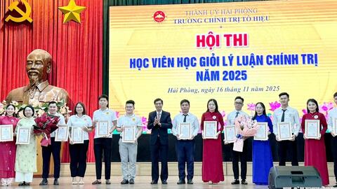 Trường Chính trị Tô Hiệu tổ chức hội thi 'Học viên học giỏi lý luận chính trị' năm 2025