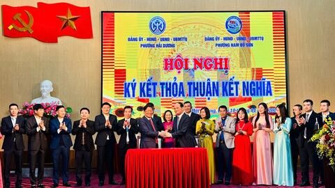 Các phường Hải Dương, Nam Đồ Sơn kết nghĩa cùng phát triển