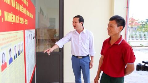Xã ven biển Kiến Hải khẩn trương chuẩn bị bầu cử