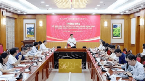 Thi hành kỷ luật 6 cán bộ diện Trung ương quản lý