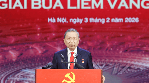 Toàn văn phát biểu của Tổng Bí thư Tô Lâm tại Lễ tuyên dương Bí thư Chi bộ xuất sắc và trao Giải Búa liềm Vàng lần thứ X