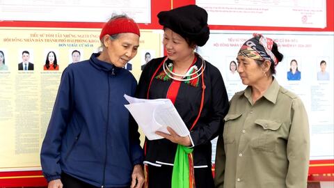 Đảng viên nơi xóm núi lan tỏa ý nghĩa lá phiếu