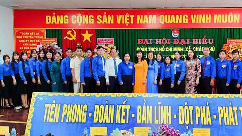 Thanh niên Châu Phú: “Tiên phong - Đoàn kết - Bản lĩnh - Đột phá - Phát triển”