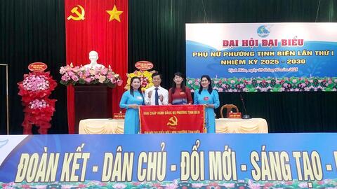 Hội Liên hiệp Phụ nữ phường Tịnh Biên đề ra 3 khâu đột phá nhiệm kỳ 2025 - 2030