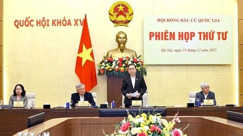 Chủ tịch Quốc hội chủ trì Phiên họp thứ tư của Hội đồng Bầu cử Quốc gia