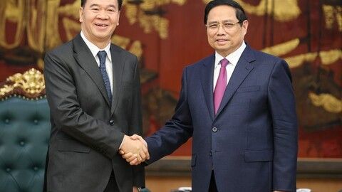 Thủ tướng Phạm Minh Chính tiếp Bộ trưởng Bộ Giáo dục và Thể thao Lào