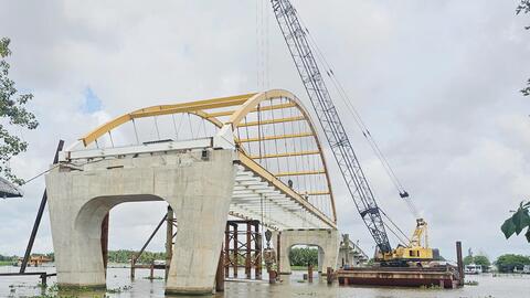 117 mũi thi công dự án đường Hồ Chí Minh đoạn Rạch Sỏi - Bến Nhứt, Gò Quao - Vĩnh Thuận