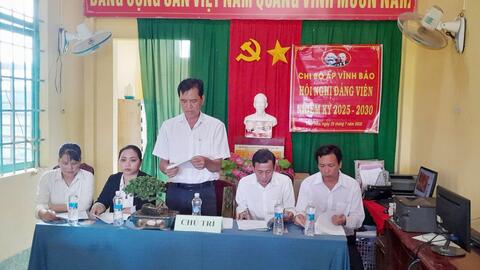 Vĩnh Hậu xây dựng “Chi bộ bốn tốt”