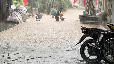 Đặc khu Thổ Châu: Mưa lớn kéo dài, ấp Bãi Ngự ngập sâu 