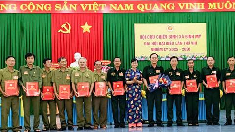 Bình Mỹ phấn đấu 100% hội viên cựu chiến binh không còn nhà tạm bợ, dột nát