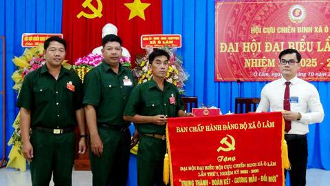 Hội Cựu chiến binh xã Ô Lâm đề ra 3 khâu đột phát trong nhiệm kỳ mới