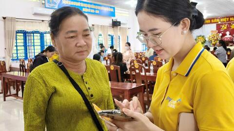 Sôi nỗi Ngày hội việc làm xã An Cư năm 2025