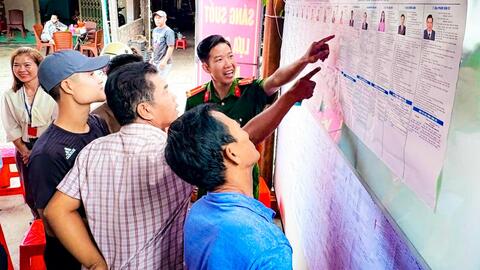 Đến 15 giờ 30 phút ngày 15/3: An Giang có 6 xã đạt 100% cử tri tham gia bỏ phiếu