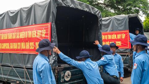 Quân khu 9 xuất quân làm nhiệm vụ tìm kiếm, quy tập hài cốt liệt sĩ tại Campuchia mùa khô 2025 - 2026