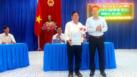 HĐND xã Cù Lao Giêng (khóa I) tổ chức kỳ họp thứ 5 năm 2025