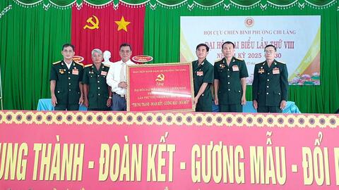 Hội Cựu chiến binh phường Chi Lăng quyết tâm thực hiện thắng lợi 10 chỉ tiêu Nghị quyết Đại hội