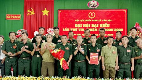 Hội Cựu chiến binh xã Tân Hội phấn đấu không có hội viên tái nghèo 